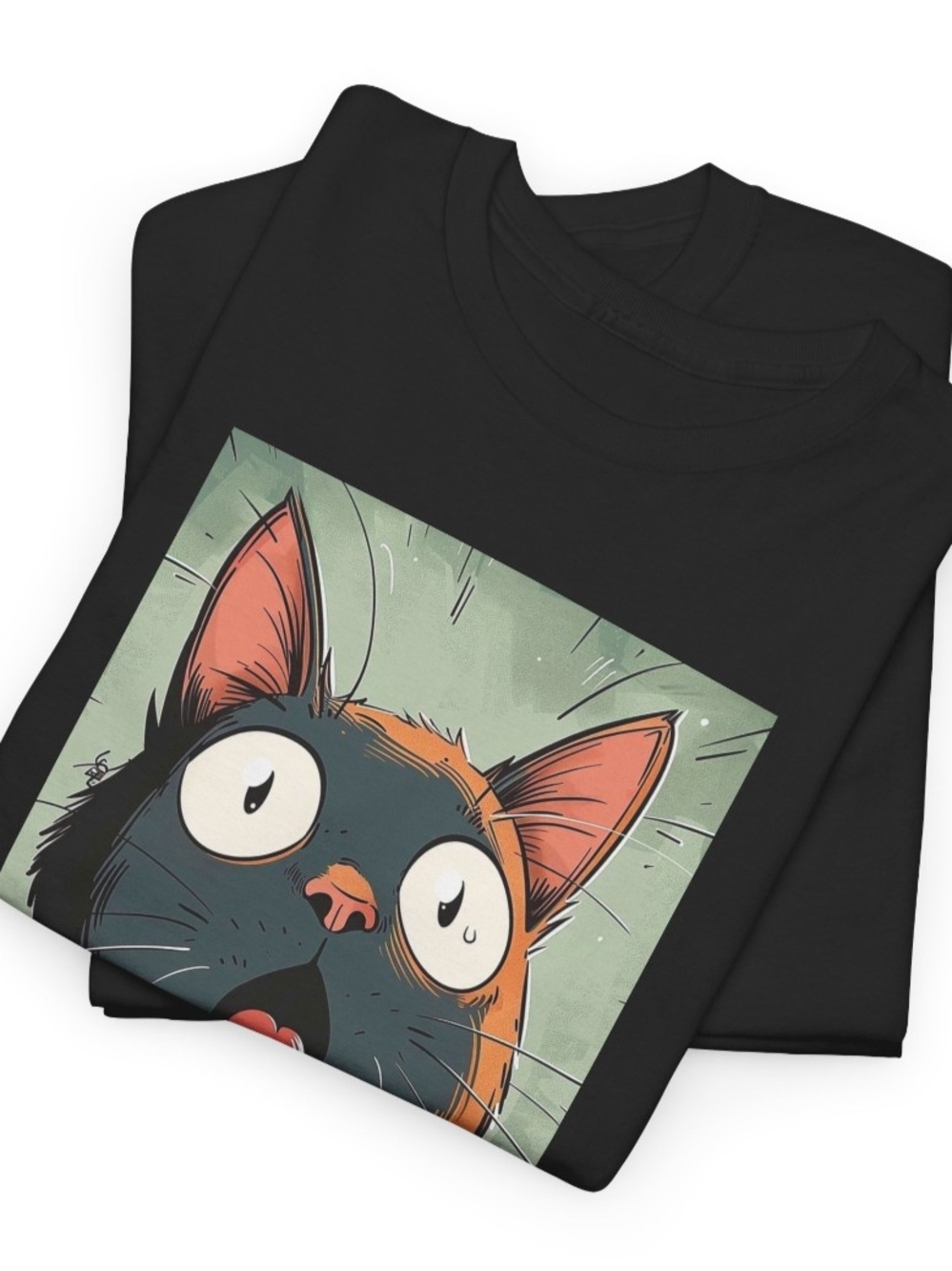 Unbranded Black Cat Graphic Tee - 'Lesbians Eat What?' - Picture 2 of 2